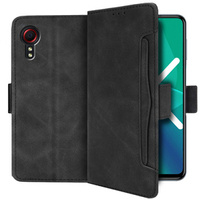 Футляр з клапаном для Samsung Galaxy Xcover 5, Card Slot, чорний