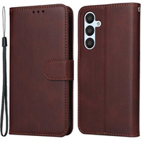 Откидной чехол для Samsung Galaxy A54 5G, Leather Wallet, коричневый