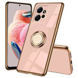 Чoхол до Xiaomi Redmi Note 12 4G, Electro Ring, рожевий rose gold