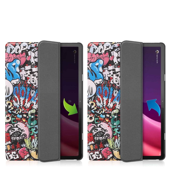 Чехол для Lenovo Tab P11 Gen 2 TB350FU TB350XU 11.5", Smartcase, graffiti