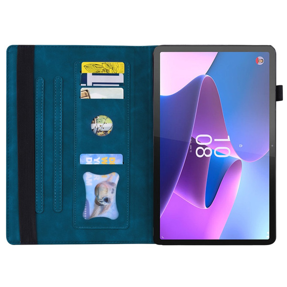 Чехол для Lenovo Tab P11 Pro Gen 2 TB132FU TB132XU 11.2", Classic, с местом для стилуса, синий