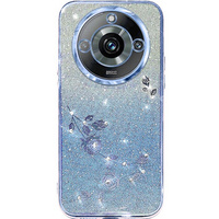 Чохол для Realme 11 Pro 5G / Pro+ 5G, Glitter Flower, м'яти