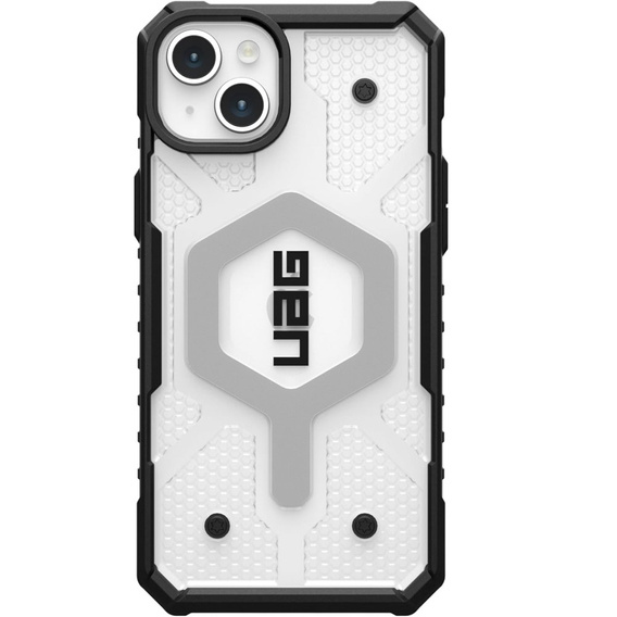 Чехол Urban Armor Gear до iPhone 15 Plus, Pathfinder MagSafe, прозрачный / черный