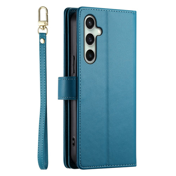 Чохол-книжка для Samsung Galaxy S24 FE, Wallet Zipper Pocket, м'яти