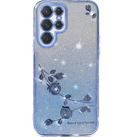 Чохол для Samsung Galaxy S22 Ultra, Glitter Flower, м'яти