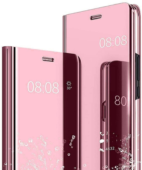 Чехол до Realme C11, Clear View, розовый rose gold