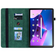 Чехол для Lenovo Tab M10 10.1 Gen 3, Wallet Pen Slot, зелёный