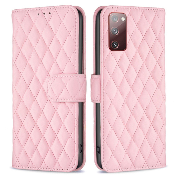 Откидной чехол для Samsung Galaxy S20 FE, Wallet, BINFEN COLOR, розовый