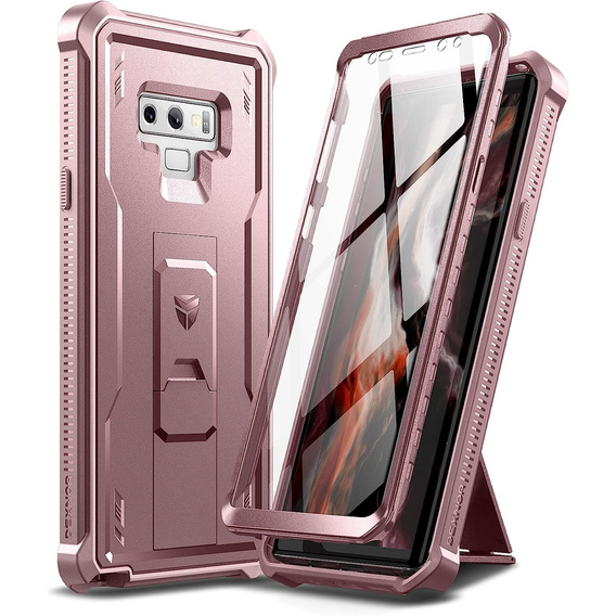 Бронированный чехол для Samsung Galaxy Note 9, Dexnor Full Body, розовый rose gold