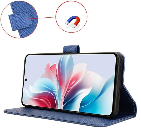 Чохол-книжка для Oppo Reno 11F 5G, Wallet Smart Magnet, м'яти