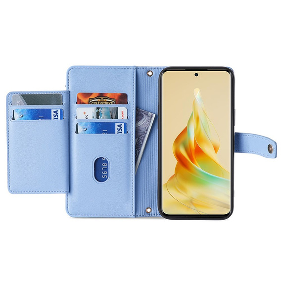 Чохол-книжка для Oppo A78 4G, Wallet Zipper Pocket, м'яти