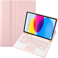 Чохол + клавіатура iPad 10.9 2022 10 Gen, TouchPad Pen Slot, рожевий rose gold