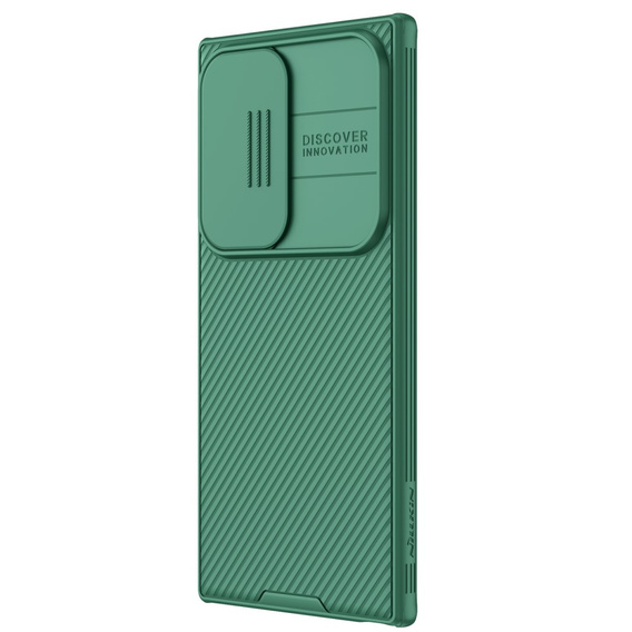 Чохол NILLKIN для Samsung Galaxy S24 Ultra, Silicone CamShield Case for MagSafe, зелений