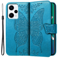 Чохол-книжка для Xiaomi Poco F5, Butterfly, м'яти