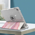 Чехол для iPad 10.2 2019/2020/2021, Smartcase Hybrid, с местом для стилуса, Marble розовый