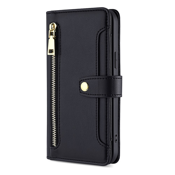 Чохол-книжка для Oppo Reno8 T 4G, Wallet Zipper Pocket, чорний