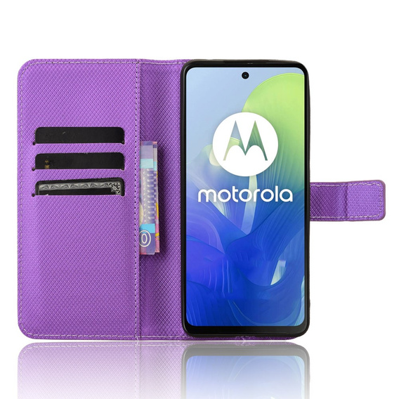 Чохол-книжка для Motorola Moto G24 / G24 Power / G04, Wallet Smart Magnet, фіолетовий