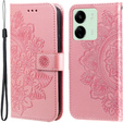 Чохол-книжка для Xiaomi Redmi 13C / Poco C65, Mandala Flower, рожевий