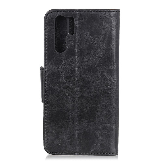 Откидной чехол для Huawei P30 Pro, Split Leather Wallet, чёрный