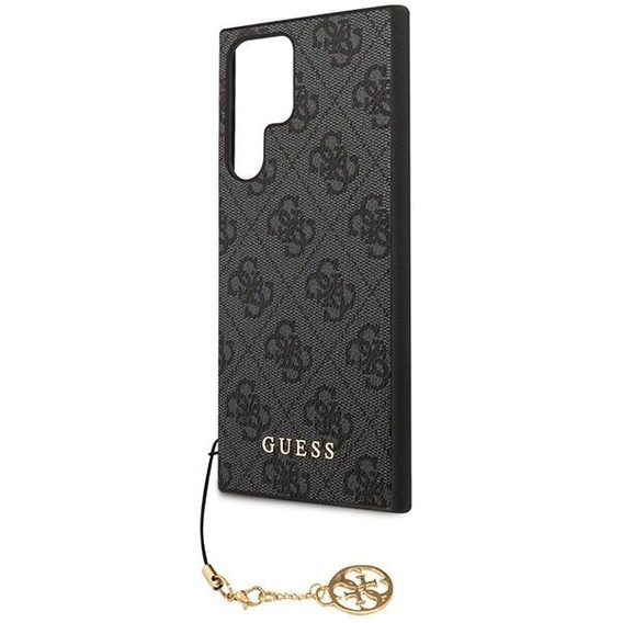 Чехол GUESS до Samsung Galaxy S24 Ultra, 4G Charms Collection Hardcase, серый