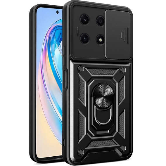 Чехол NOX Camera Slide Honor X8a 4G, CamShield Slide, чёрный
