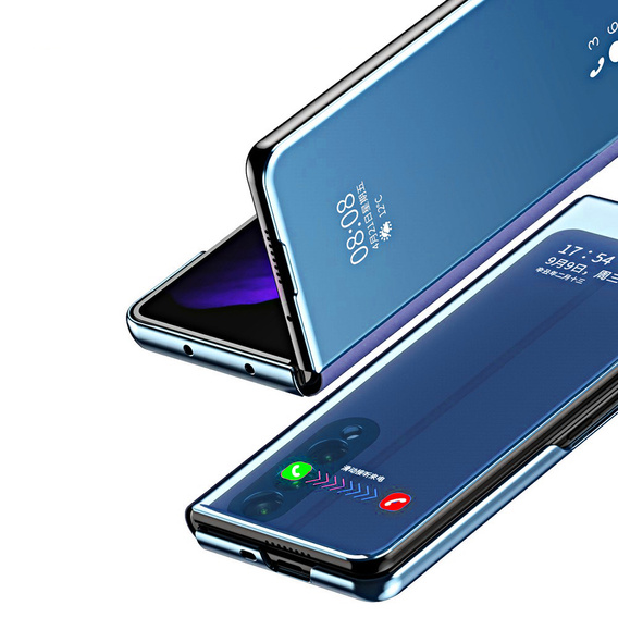 Чехол до Samsung Galaxy Z Fold3 5G, Clear View, синий