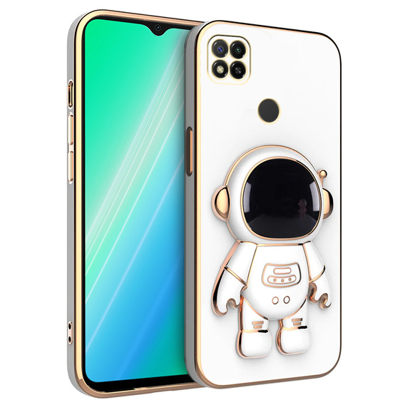 Чехол до Xiaomi Redmi 9C, Astronaut, белый