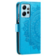 Откидной чехол для Xiaomi Redmi Note 12 4G, Mandala, синий