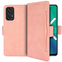 Откидной чехол для Samsung Galaxy A33 5G, Card Slot, розовый