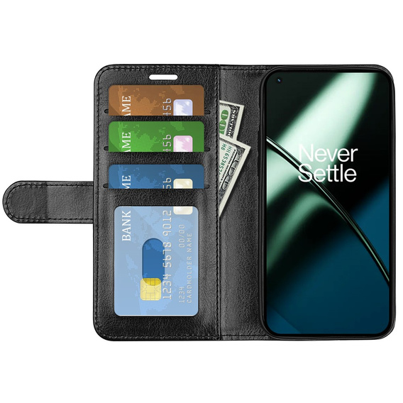 Откидной чехол для OnePlus 11 5G, Wallet Case, чёрный