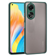 Тонкий корпус для Oppo A78 5G, Slim, прозрачный / зелёный