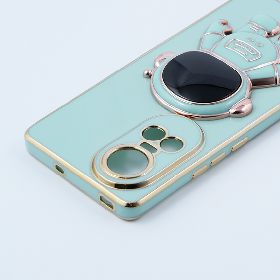 Чехол до Oppo Reno 10 / 10 Pro, Astronaut, зелёный