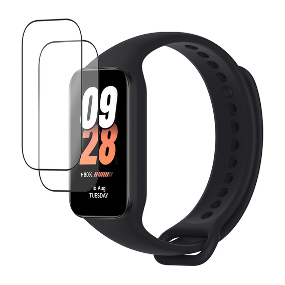 2x Гібридне скло ERBORD для Xiaomi Smart Mi Band 8 Active