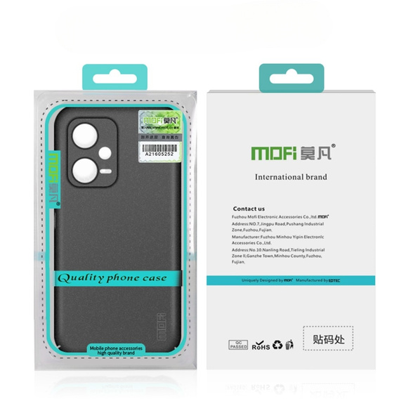 Чохол MOFI для Xiaomi Poco X5 / Redmi Note 12 5G, тонкий, чорний