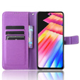 Откидной чехол для Infinix Hot 30i, Wallet Smart Magnet, фиолетовый