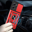 Чехол NOX Camera Slide Xiaomi Redmi 12, CamShield Slide, красный