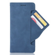 Откидной чехол для Motorola Edge 30 Ultra 5G, Card Slot, синий