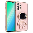 Чехол до Samsung Galaxy A32 5G, Astronaut, розовый rose gold