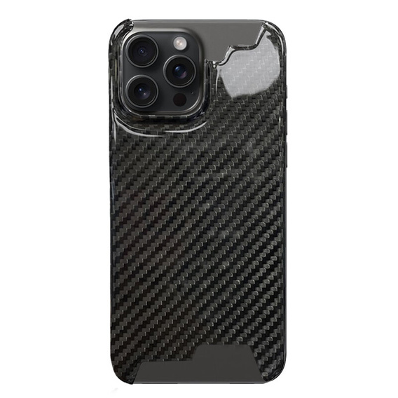 Чехол для iPhone 14 Pro Max, Carbon Fiber, черный