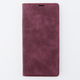 Чохол для iPhone 15 Pro Max, ERBORD Vintage, гаманець з клапаном, червоний