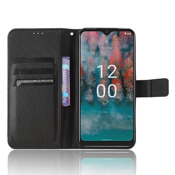 Чохол-книжка для Nokia C12 4G, Wallet Smart Magnet, чорний