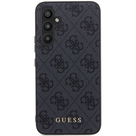 Чехол GUESS до Samsung Galaxy S23 FE, 4G Metal Gold Logo, серый