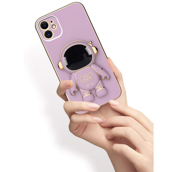 Чoхол до iPhone 12 Mini, Astronaut, фіолетовий