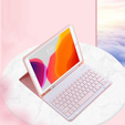 Чохол + клавіатура iPad 7/8/9 10.2 2021 / 2020 / 2019, Pen Slot, рожевий rose gold