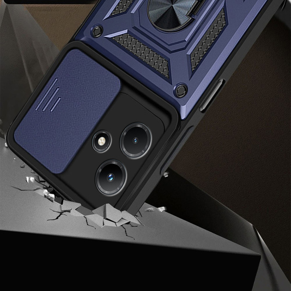 Чохол NOX Camera Slide Infinix Hot 30i, CamShield Slide, синій