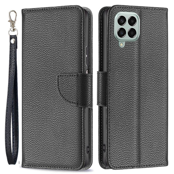 Чохол-книжка для Samsung Galaxy M33 5G, Wallet Litchi Magnet, чорний