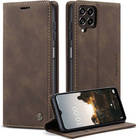 Чохол-сумка для Samsung Galaxy M33 5G, Leather Wallet Case, коричневий