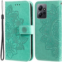 Чохол-книжка для Xiaomi Redmi Note 12 4G, Mandala Flower, зелений