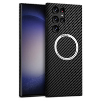 Чoхол до Samsung Galaxy S23 Ultra, Magsafe Slim Carbon, чорний