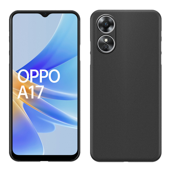 Тонкий чохол до Oppo A17, Slim, чорний